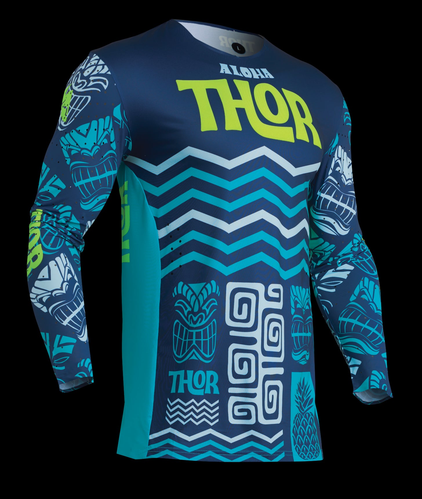 Thor Spring 2024 Motocross Jersey Prime Aloha Blue